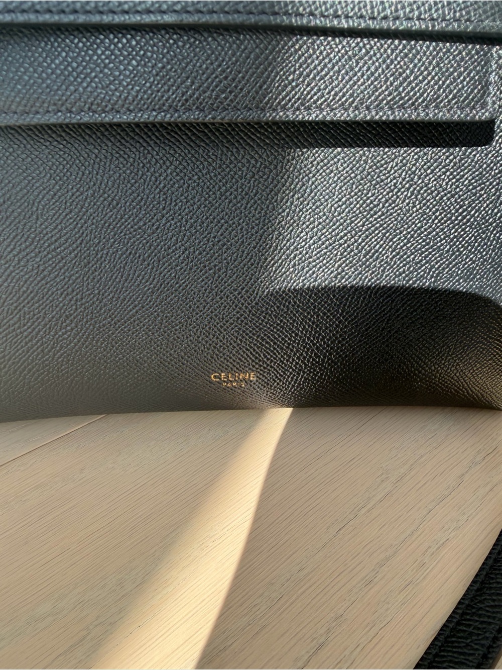 Celine Black Micro Belt Bag in Black- grained calfskin leather - Picture 3 of 8